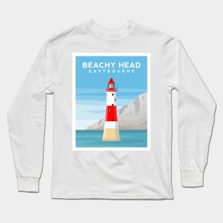 Beachy Head Lighthouse, Eastbourne, East Sussex Long Sleeve T-Shirt